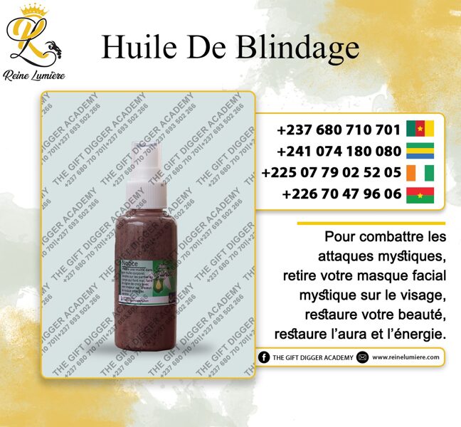 HUILE DE BLINDAGE
